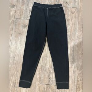 REI Kids Black Fleece Jogger Thermals Size Small (8)